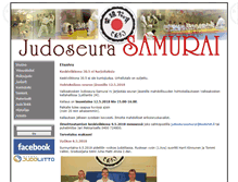 Tablet Screenshot of judoseurasamurai.koskinet.fi