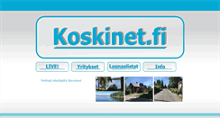 Desktop Screenshot of koskinet.fi